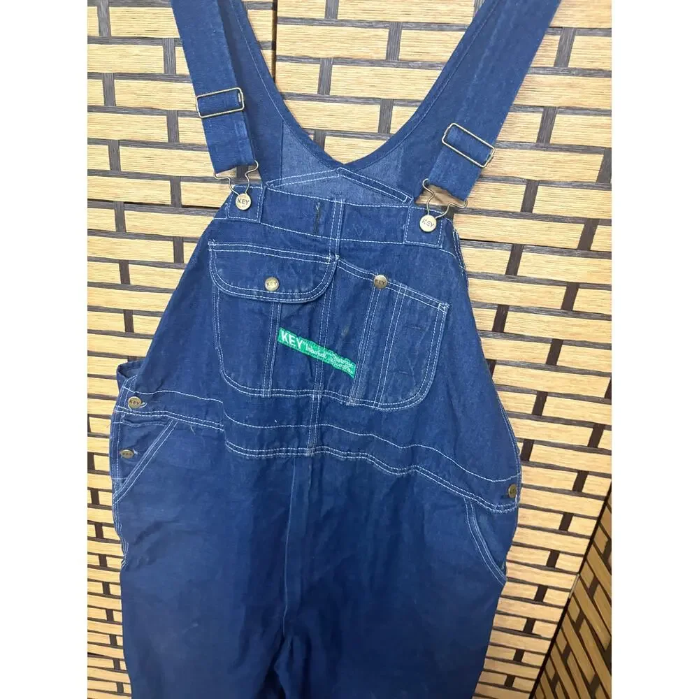 Key Denim Overalls Size 48x30